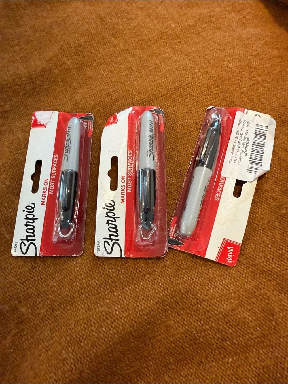 Sharpie Fine Point Permanent Markers - Black (3 Pack)